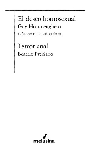 EL DESEO HOMOSEXUAL CON TERROR AN
